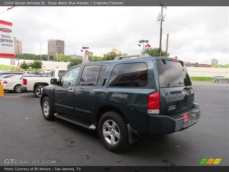 Deep Water Blue Metallic / Graphite/Titanium 2004 Nissan Armada SE