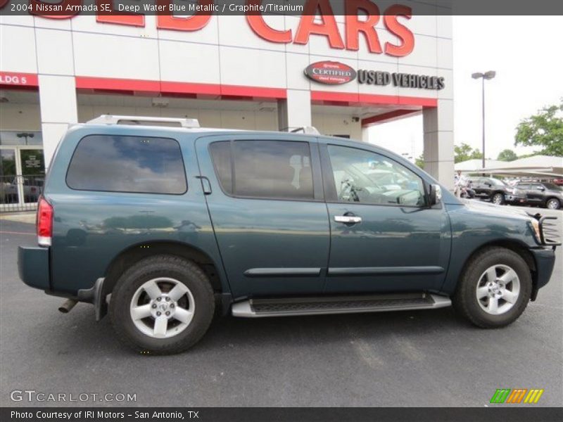 Deep Water Blue Metallic / Graphite/Titanium 2004 Nissan Armada SE