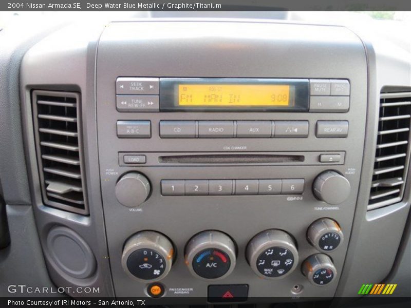 Deep Water Blue Metallic / Graphite/Titanium 2004 Nissan Armada SE