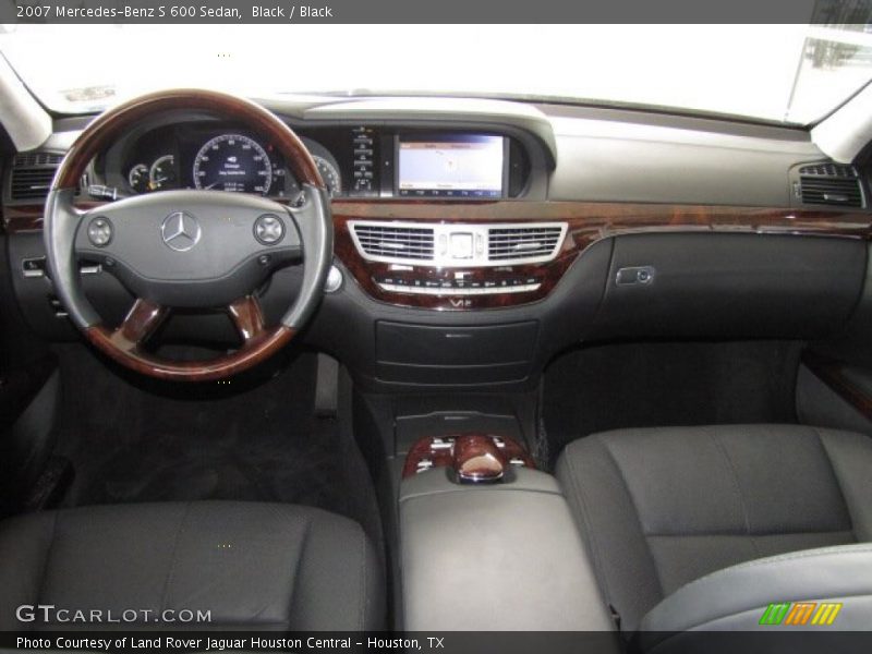 Black / Black 2007 Mercedes-Benz S 600 Sedan