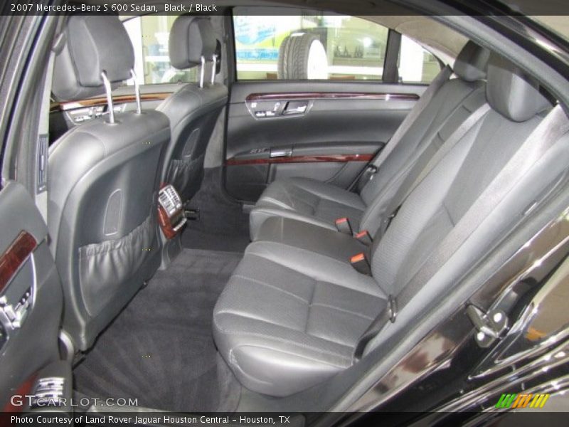 Black / Black 2007 Mercedes-Benz S 600 Sedan