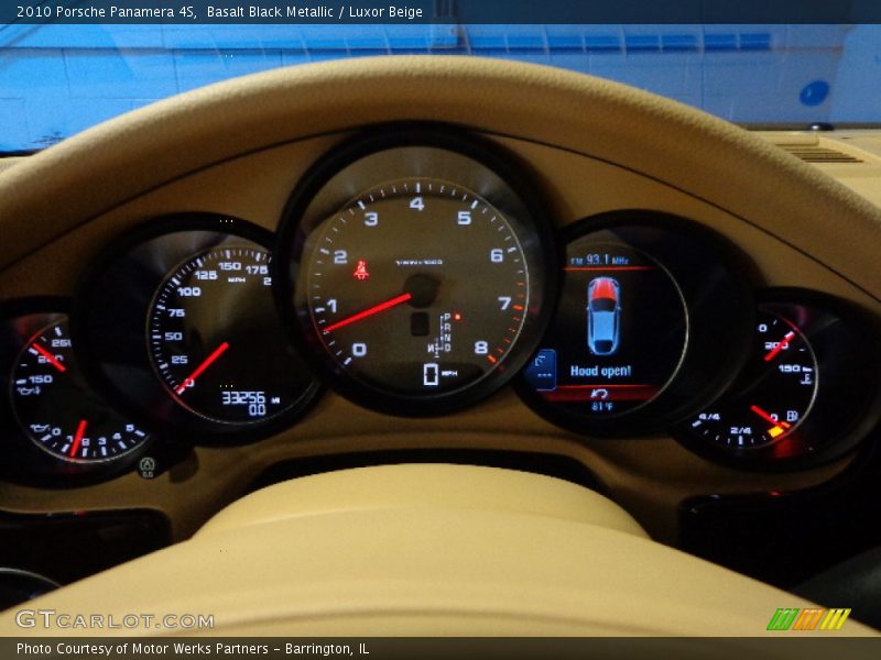Basalt Black Metallic / Luxor Beige 2010 Porsche Panamera 4S