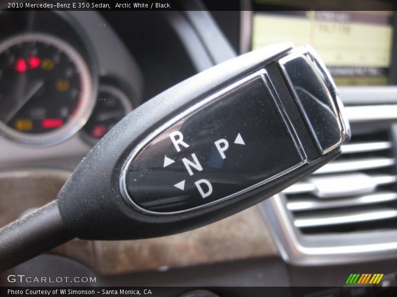 Arctic White / Black 2010 Mercedes-Benz E 350 Sedan
