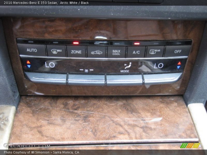 Arctic White / Black 2010 Mercedes-Benz E 350 Sedan