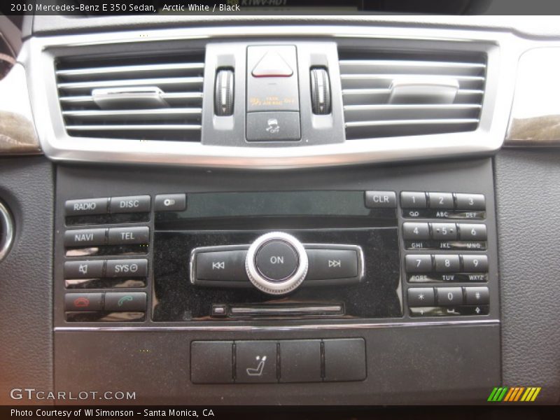 Arctic White / Black 2010 Mercedes-Benz E 350 Sedan