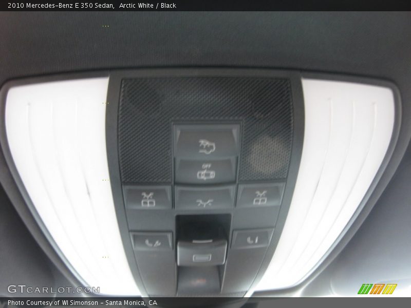Arctic White / Black 2010 Mercedes-Benz E 350 Sedan