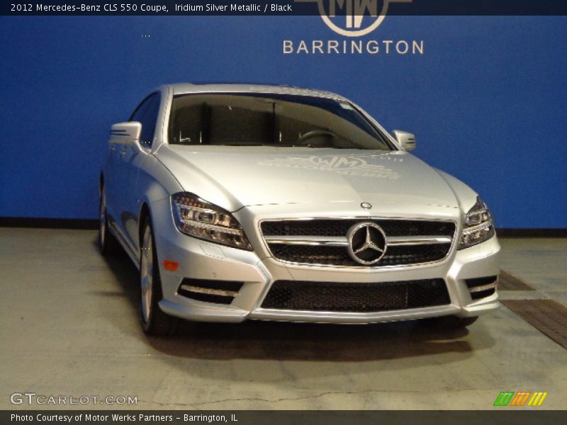 Iridium Silver Metallic / Black 2012 Mercedes-Benz CLS 550 Coupe