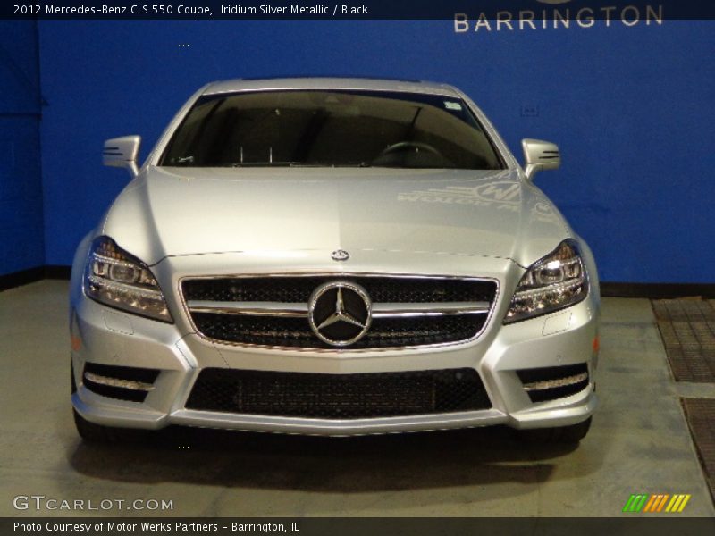 Iridium Silver Metallic / Black 2012 Mercedes-Benz CLS 550 Coupe
