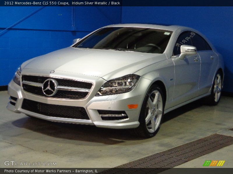 Iridium Silver Metallic / Black 2012 Mercedes-Benz CLS 550 Coupe