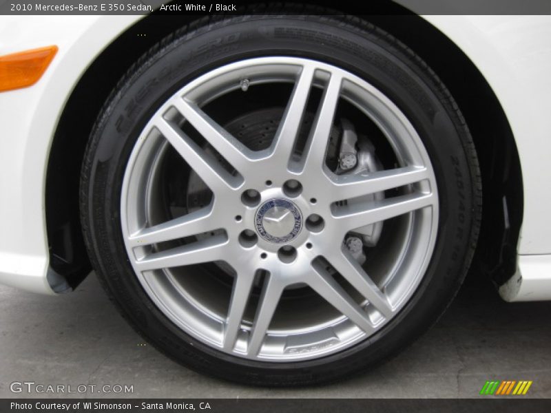 Arctic White / Black 2010 Mercedes-Benz E 350 Sedan