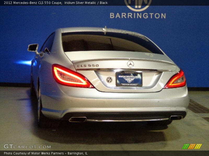 Iridium Silver Metallic / Black 2012 Mercedes-Benz CLS 550 Coupe