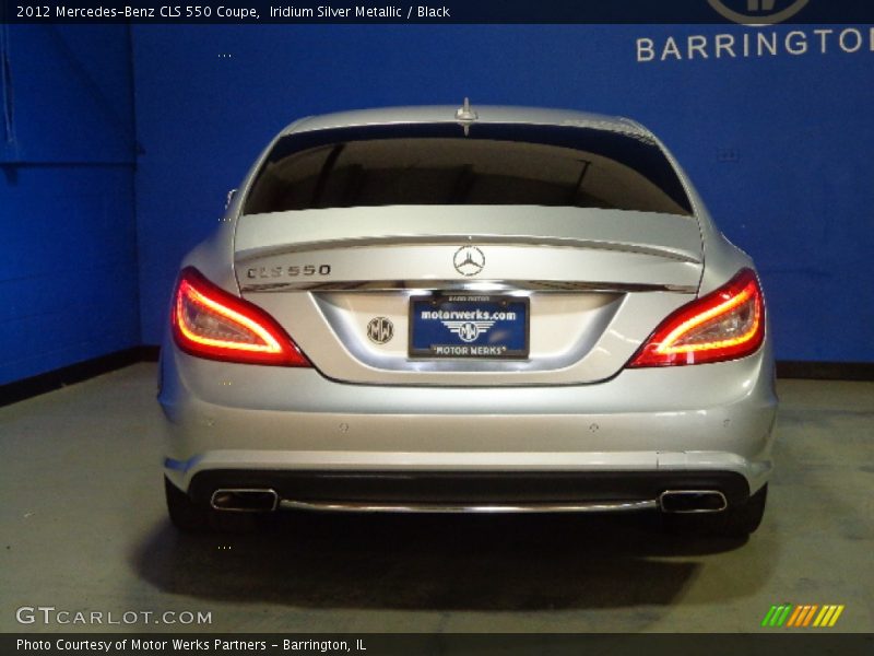 Iridium Silver Metallic / Black 2012 Mercedes-Benz CLS 550 Coupe