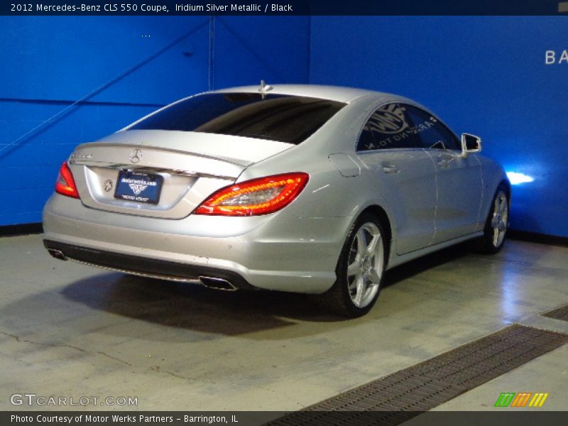 Iridium Silver Metallic / Black 2012 Mercedes-Benz CLS 550 Coupe