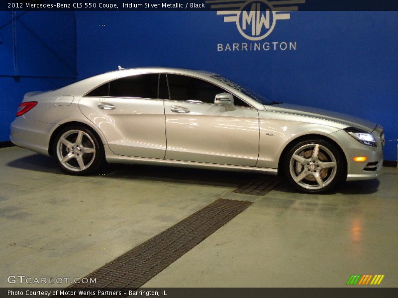 Iridium Silver Metallic / Black 2012 Mercedes-Benz CLS 550 Coupe