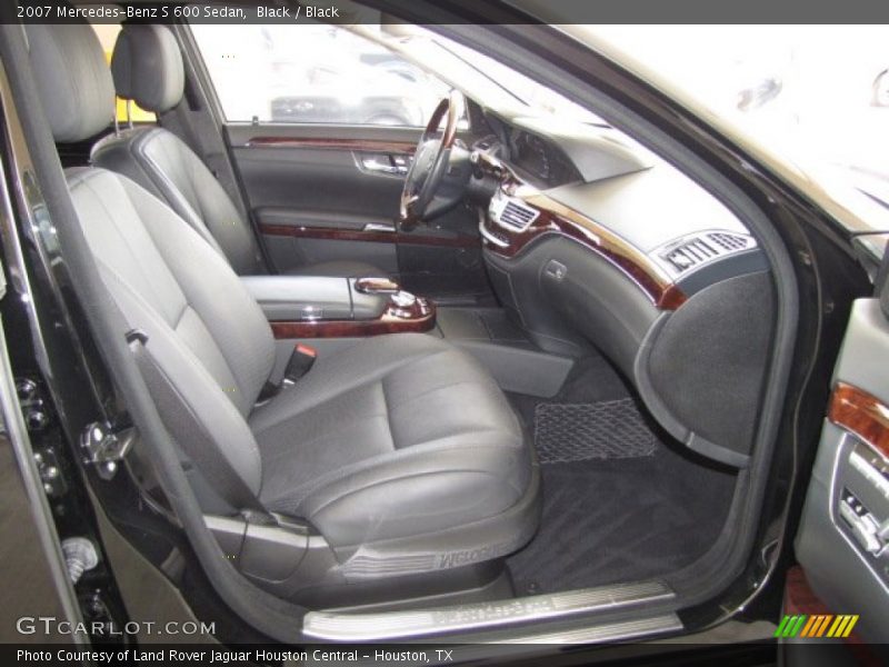 Black / Black 2007 Mercedes-Benz S 600 Sedan