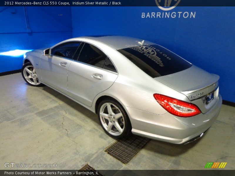 Iridium Silver Metallic / Black 2012 Mercedes-Benz CLS 550 Coupe