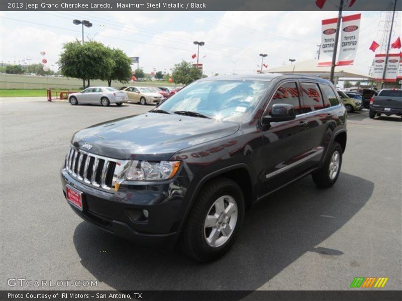 Maximum Steel Metallic / Black 2013 Jeep Grand Cherokee Laredo
