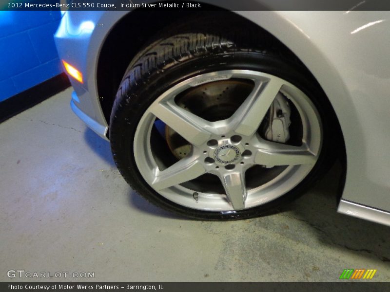 Iridium Silver Metallic / Black 2012 Mercedes-Benz CLS 550 Coupe