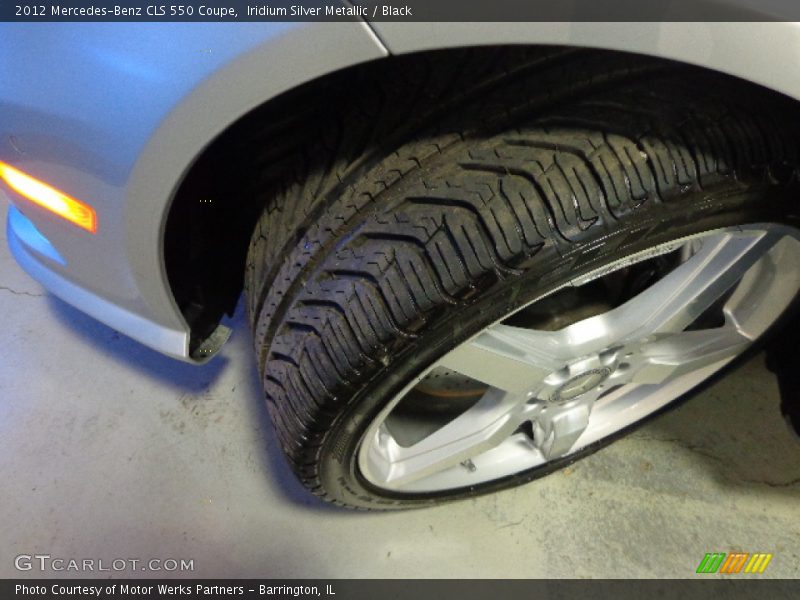 Iridium Silver Metallic / Black 2012 Mercedes-Benz CLS 550 Coupe