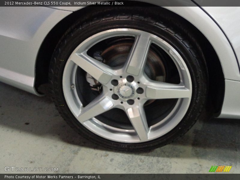 Iridium Silver Metallic / Black 2012 Mercedes-Benz CLS 550 Coupe