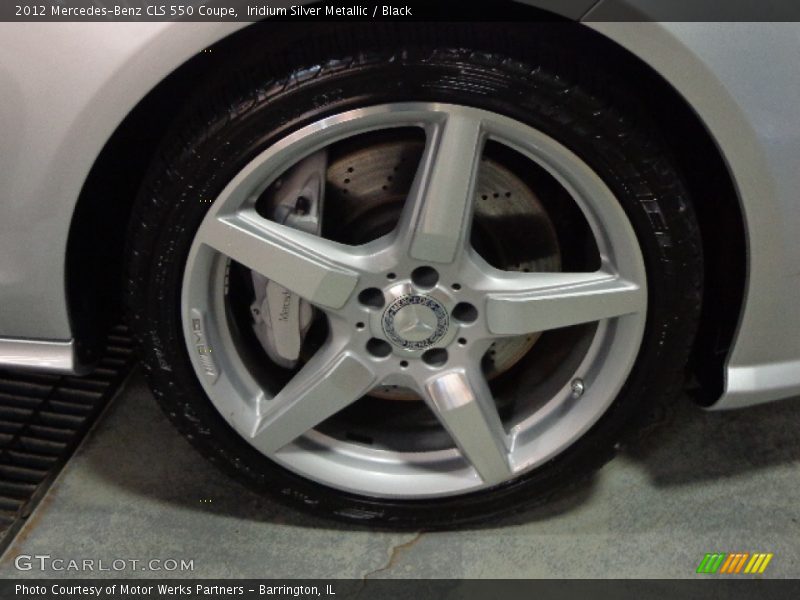 Iridium Silver Metallic / Black 2012 Mercedes-Benz CLS 550 Coupe