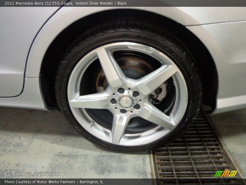 Iridium Silver Metallic / Black 2012 Mercedes-Benz CLS 550 Coupe