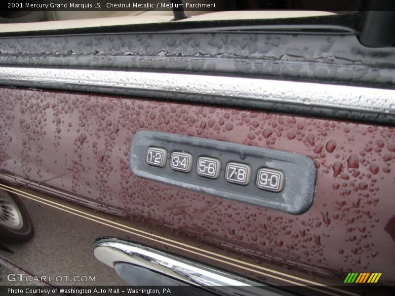 Chestnut Metallic / Medium Parchment 2001 Mercury Grand Marquis LS