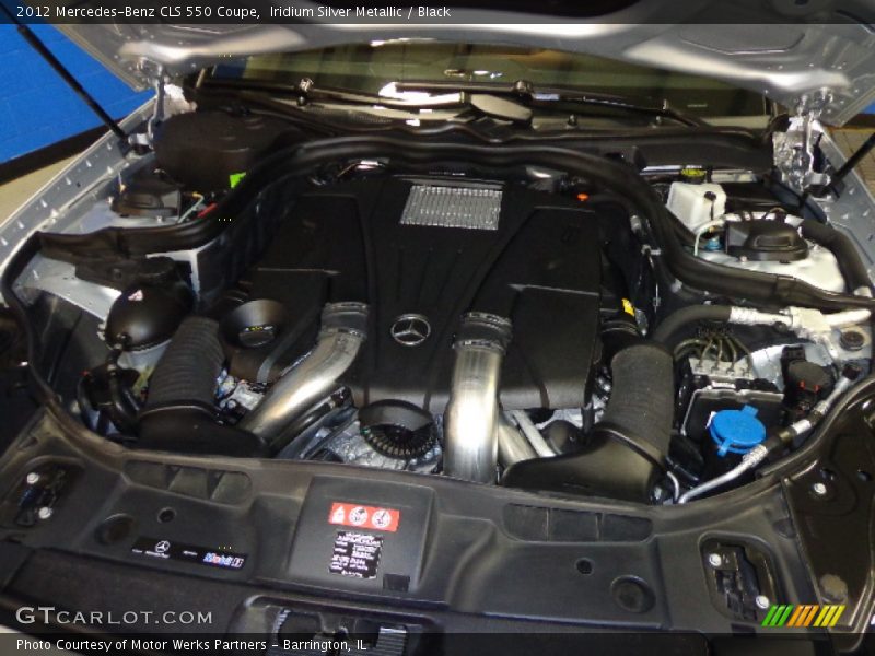 Iridium Silver Metallic / Black 2012 Mercedes-Benz CLS 550 Coupe