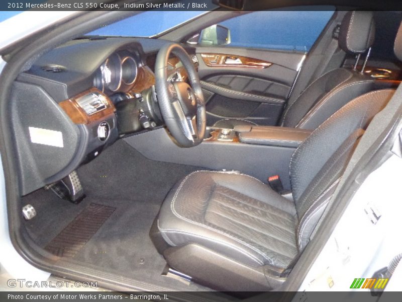 Iridium Silver Metallic / Black 2012 Mercedes-Benz CLS 550 Coupe