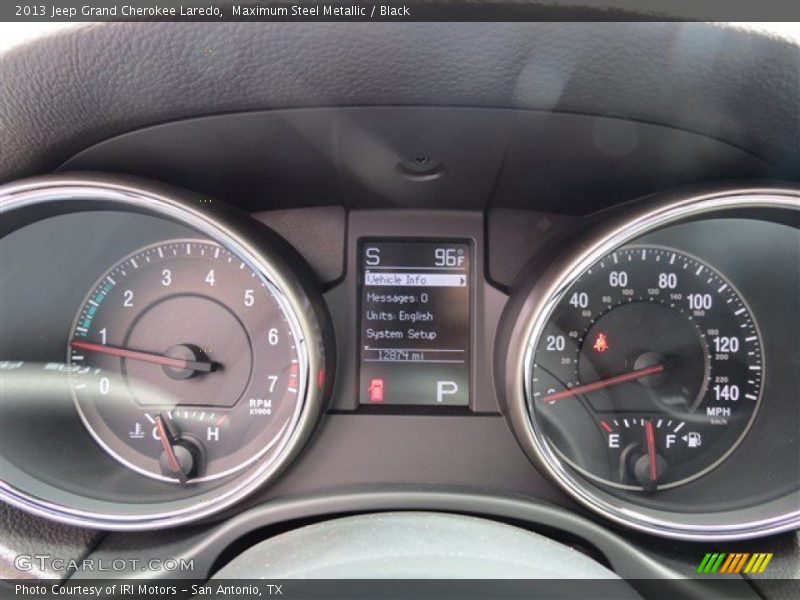 Maximum Steel Metallic / Black 2013 Jeep Grand Cherokee Laredo