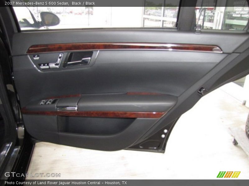 Black / Black 2007 Mercedes-Benz S 600 Sedan