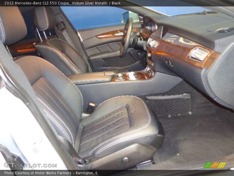Iridium Silver Metallic / Black 2012 Mercedes-Benz CLS 550 Coupe