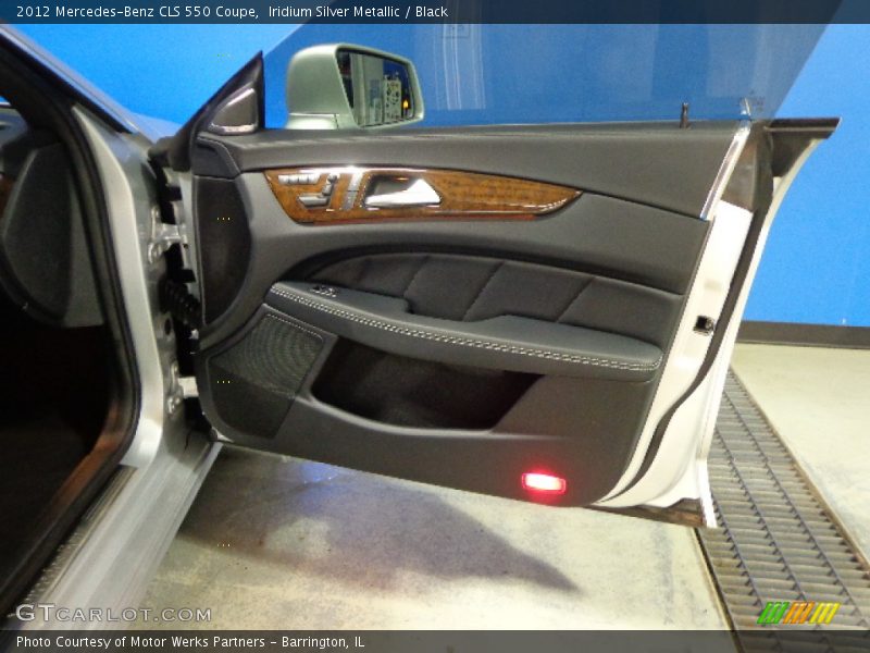 Iridium Silver Metallic / Black 2012 Mercedes-Benz CLS 550 Coupe