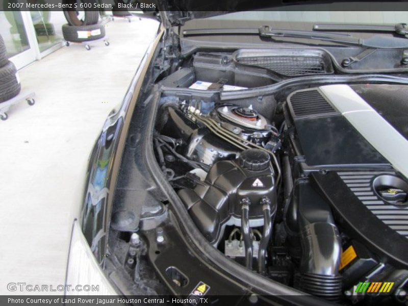 Black / Black 2007 Mercedes-Benz S 600 Sedan