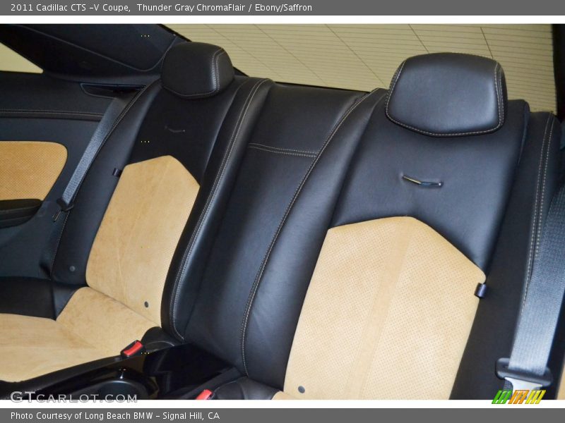 Rear Seat of 2011 CTS -V Coupe