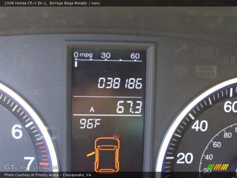 Borrego Beige Metallic / Ivory 2008 Honda CR-V EX-L