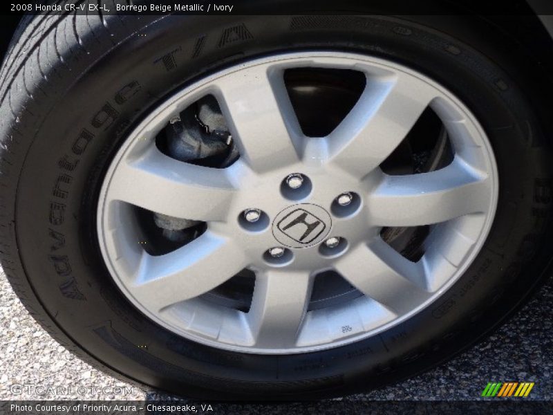 Borrego Beige Metallic / Ivory 2008 Honda CR-V EX-L