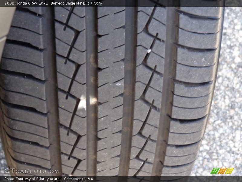 Borrego Beige Metallic / Ivory 2008 Honda CR-V EX-L