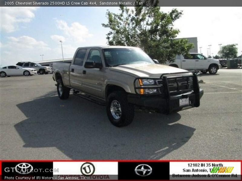 Sandstone Metallic / Tan 2005 Chevrolet Silverado 2500HD LS Crew Cab 4x4