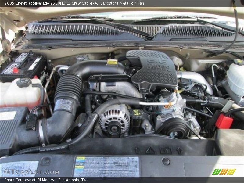 Sandstone Metallic / Tan 2005 Chevrolet Silverado 2500HD LS Crew Cab 4x4