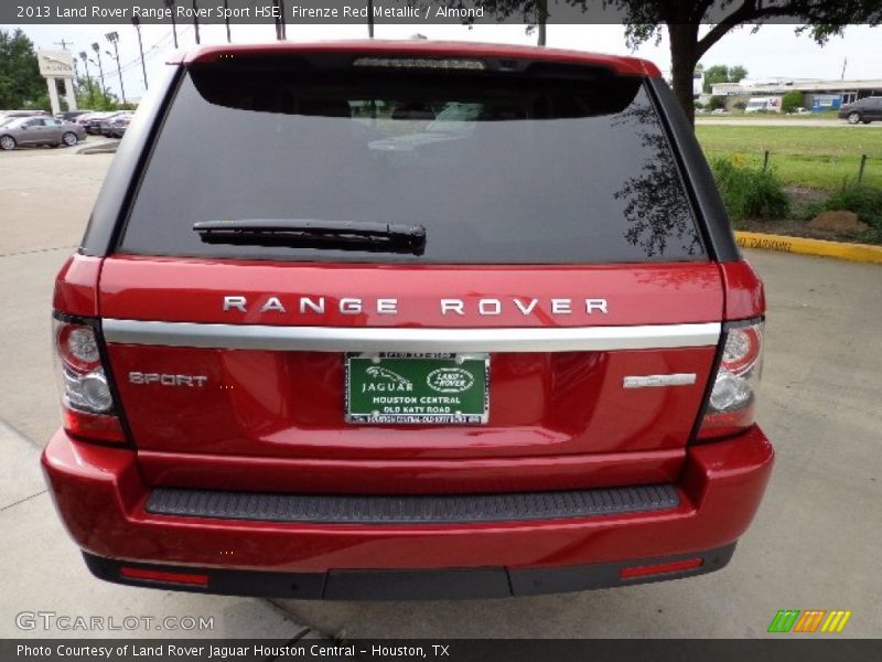 Firenze Red Metallic / Almond 2013 Land Rover Range Rover Sport HSE