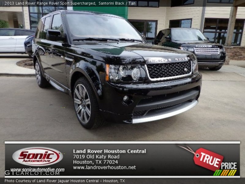 Santorini Black / Tan 2013 Land Rover Range Rover Sport Supercharged
