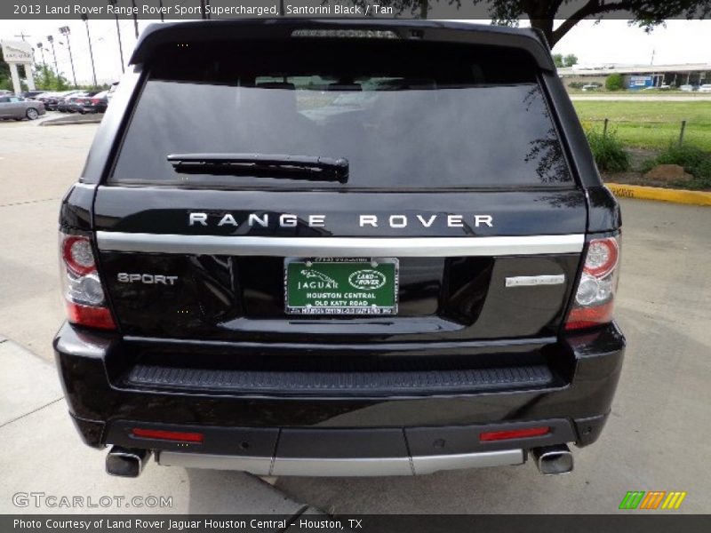 Santorini Black / Tan 2013 Land Rover Range Rover Sport Supercharged