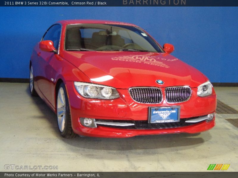 Crimson Red / Black 2011 BMW 3 Series 328i Convertible