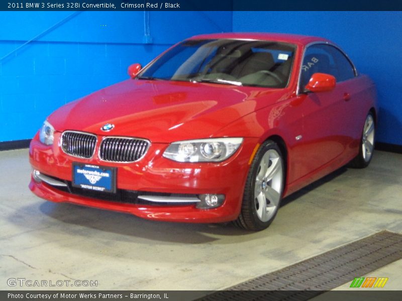 Crimson Red / Black 2011 BMW 3 Series 328i Convertible
