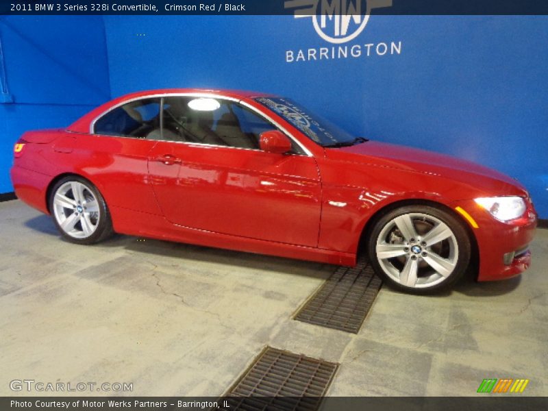 Crimson Red / Black 2011 BMW 3 Series 328i Convertible