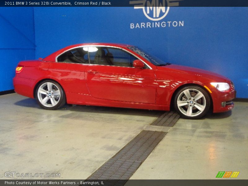 Crimson Red / Black 2011 BMW 3 Series 328i Convertible