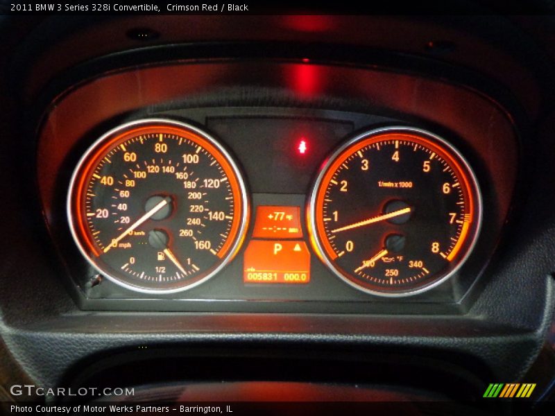 Crimson Red / Black 2011 BMW 3 Series 328i Convertible