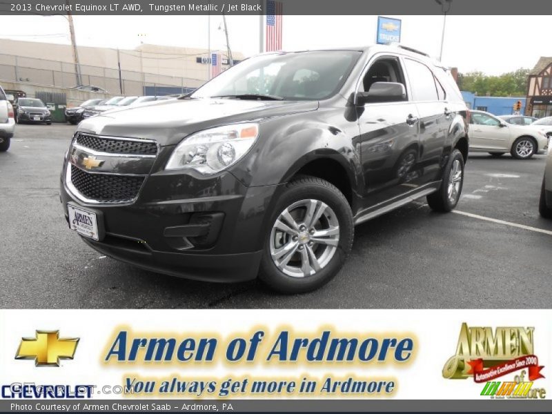 Tungsten Metallic / Jet Black 2013 Chevrolet Equinox LT AWD