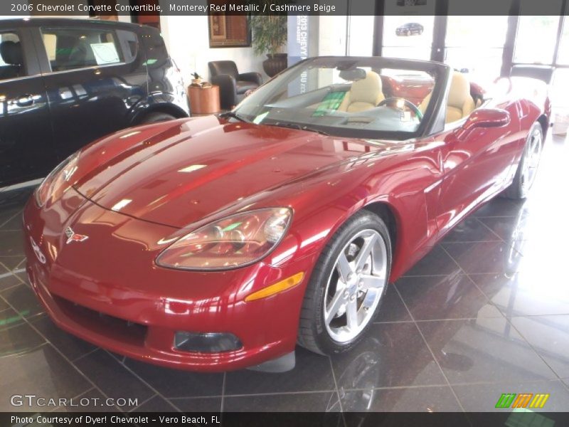 Monterey Red Metallic / Cashmere Beige 2006 Chevrolet Corvette Convertible